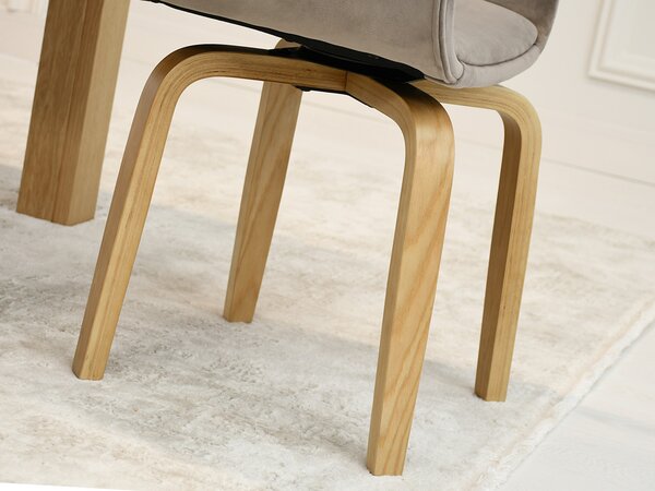 Scaun sufragerie Madres (bej + stejar). Promo -14%. 1136562