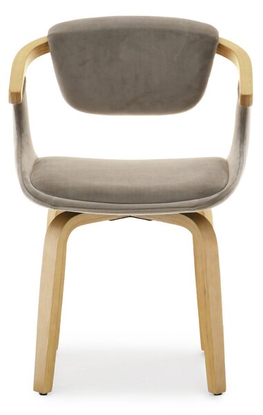 Scaun sufragerie Madres (bej + stejar). Promo -14%. 1136562