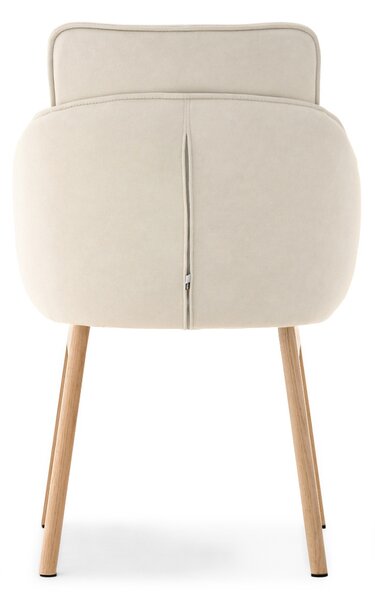 Scaun sufragerie Minimas (bej + stejar). Promo -13%. 1136569