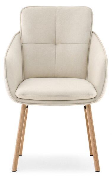 Scaun sufragerie Minimas (bej + stejar). Promo -13%. 1136569