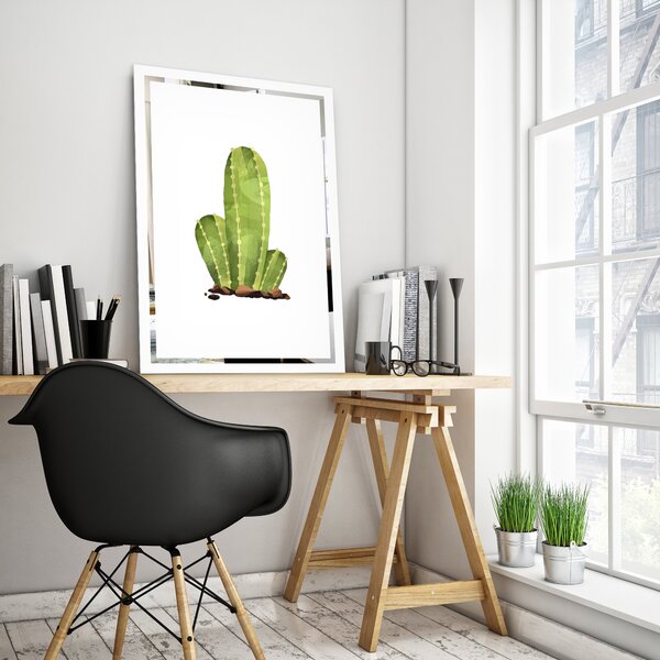 Tablou pe oglinda Cactus Mirrora 68 - 60x40 cm (Tablouri)
