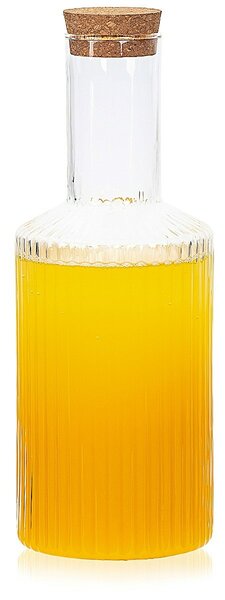 Carafă din sticlă cu dop de plută 4Home Serve,1 l