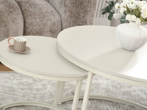 Măsuță de cafea Krzaklewski (crem). Promo -10%. 1137012