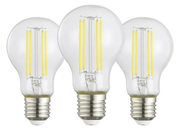 Set de 3 becuri LED Vintage A60, E27/3,8W/230V, 2700K - Eglo 110437