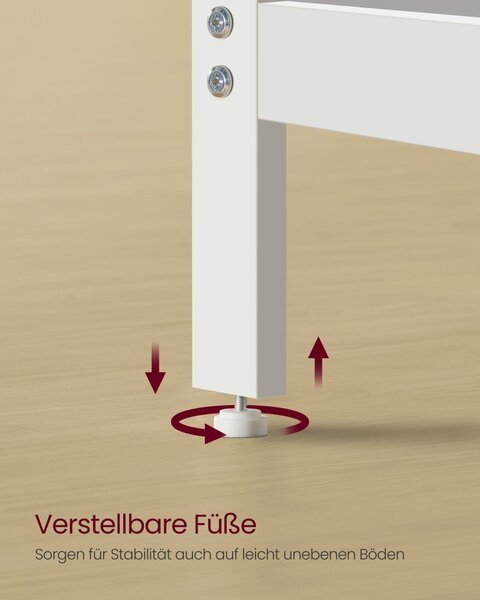 Birou Vasagle Alb 120x60x75 cm