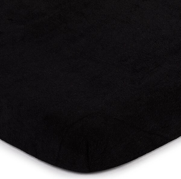Cearşaf 4Home jersey, negru, 180 x 200 cm, 180 x 200 cm
