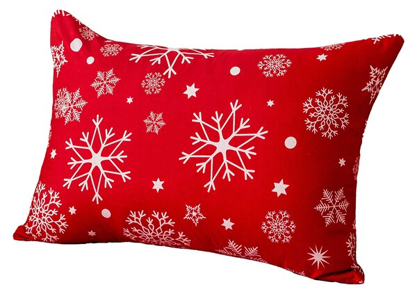 Fata de perna din microfibra SNOWFALL 50x70 cm, rosu