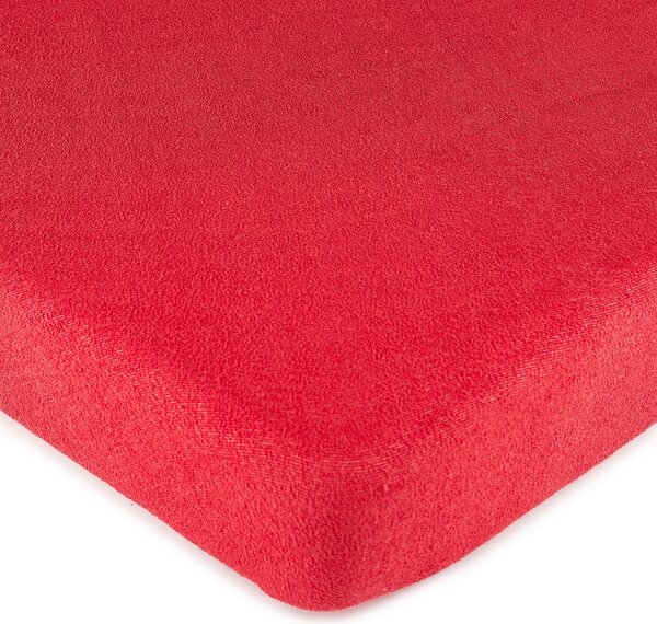 Cearșaf pat 4Home, din bumbac fin, roşu, 180 x 200 cm, 180 x 200 cm