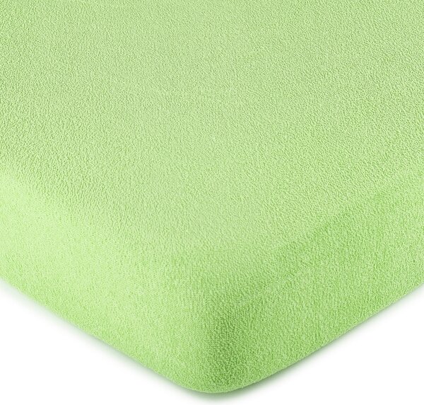 Cearșaf de pat 4Home, din bumbac fin, verde, 180 x 200 cm, 180 x 200 cm