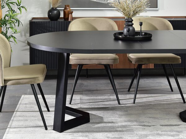 Masă sufragerie Aceptar (negru). Promo -16%. 1137077
