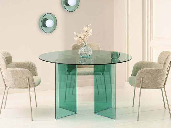 Masă sufragerie Abunda (verde). Promo -16%. 1137090