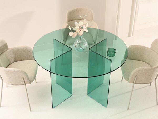 Masă sufragerie Abunda (verde). Promo -16%. 1137090