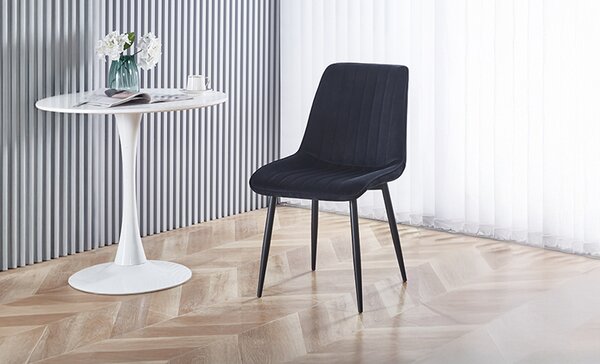 Scaun Living KJC176 Negru
