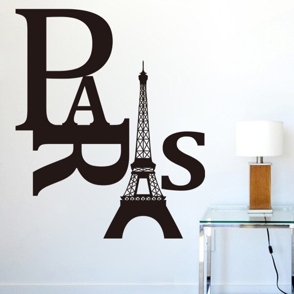Sticker perete Paris 42 x 60 cm