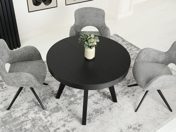 Masă sufragerie Trasladar (negru). Promo -16%. 1137178