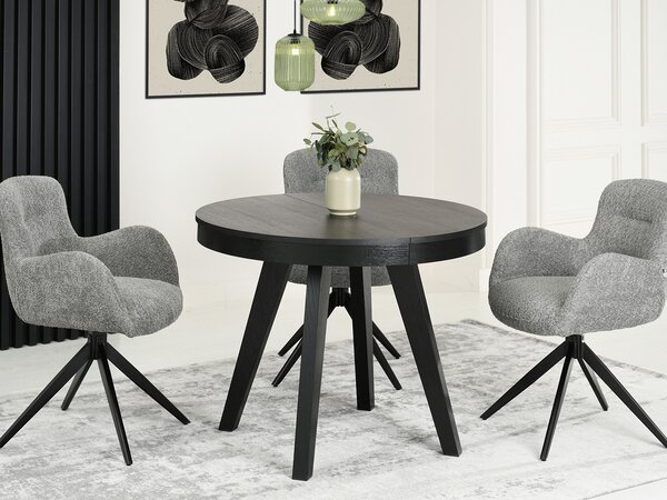 Masă sufragerie Trasladar (negru). Promo -16%. 1137178