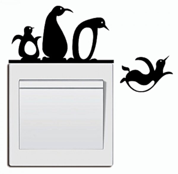 Sticker intrerupator Pinguini
