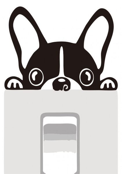 Sticker intrerupator Bulldog