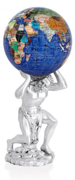 Suport argint Atlas pentru glob Mova XL