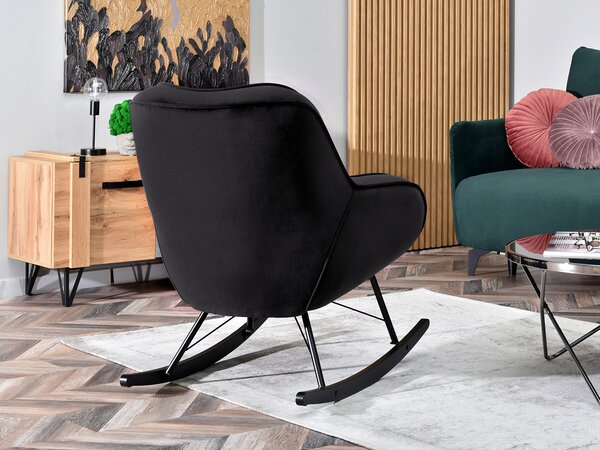 Fotoliu balansoar Coccolisimo (nuc negru). Promo -19%. 1135644