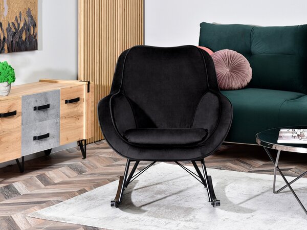 Fotoliu balansoar Coccolisimo (nuc negru). Promo -19%. 1135644
