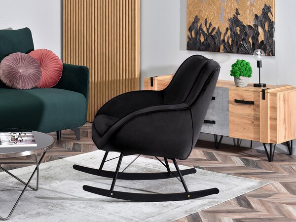 Fotoliu balansoar Coccolisimo (nuc negru). Promo -19%. 1135644