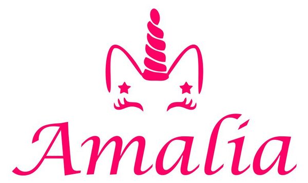 Sticker perete personalizat My Name Girl 5