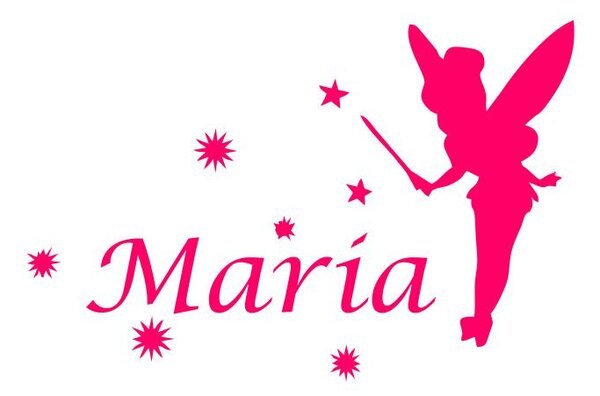 Sticker perete personalizat My Name Girl 3