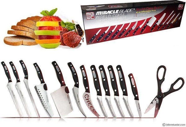Set 13 Cutite profesionale, Miracle Blade World Class