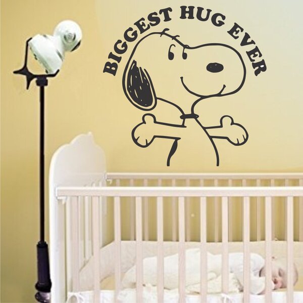 Sticker perete Snoopy - Biggest Hug Ever