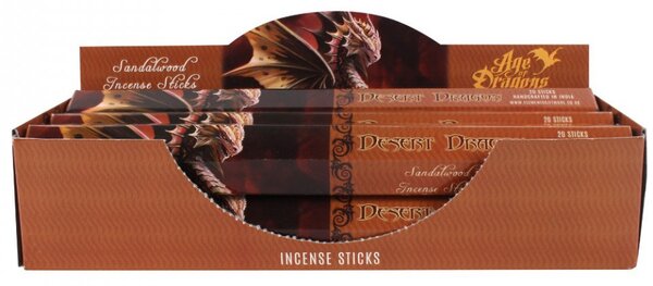 Betisoare de tamaie parfumate Desert Dragon - Anne Stokes- Santal