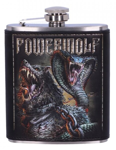 Butelcuta (plosca) inox pentru bauturi alcoolice Powerwolf 200 ml