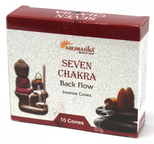 Conuri parfumate backflow Aromatika - Cele 7 Chakre