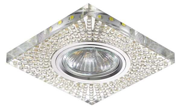 LUXERA 71072 - Corp de iluminat tavan fals ELEGANT 1xGU10/50W/230V + LED STRIPE
