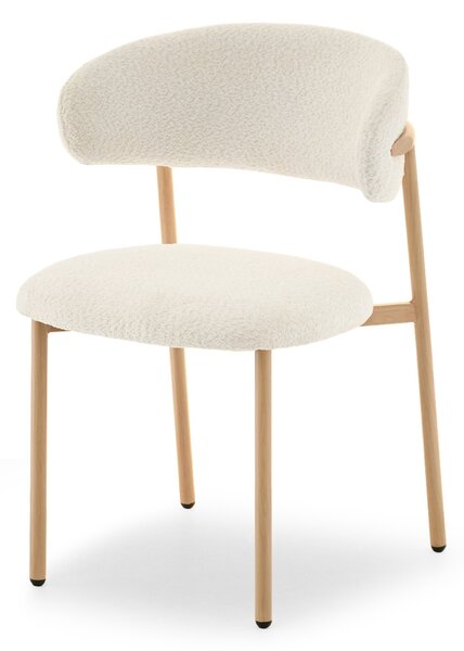 Scaun sufragerie Iraquies (crem + stejar). Promo -14%. 1136532