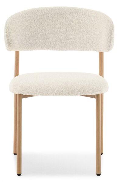 Scaun sufragerie Iraquies (crem + stejar). Promo -14%. 1136532