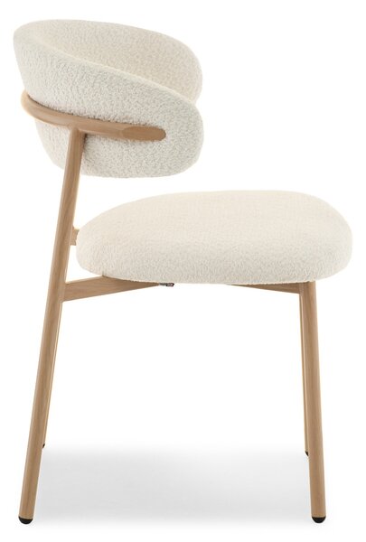 Scaun sufragerie Iraquies (crem + stejar). Promo -14%. 1136532