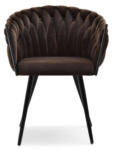 Scaun sufragerie Radio (maro + negru). Promo -12%. 1136590