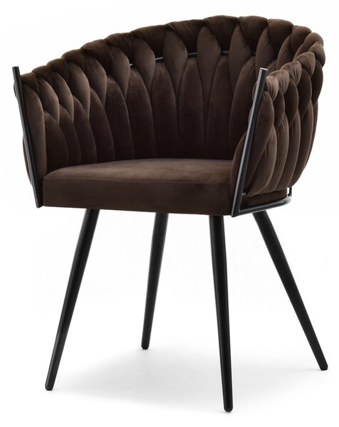 Scaun sufragerie Radio (maro + negru). Promo -12%. 1136590