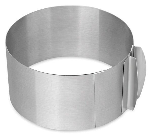 Forma reglabila pentru tort 15 - 30 cm din inox (inel reglabil)