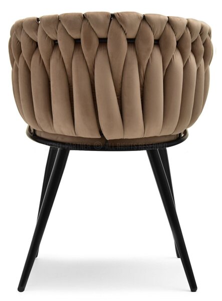 Scaun sufragerie Radio (cappuccino + negru). Promo -14%. 1136591