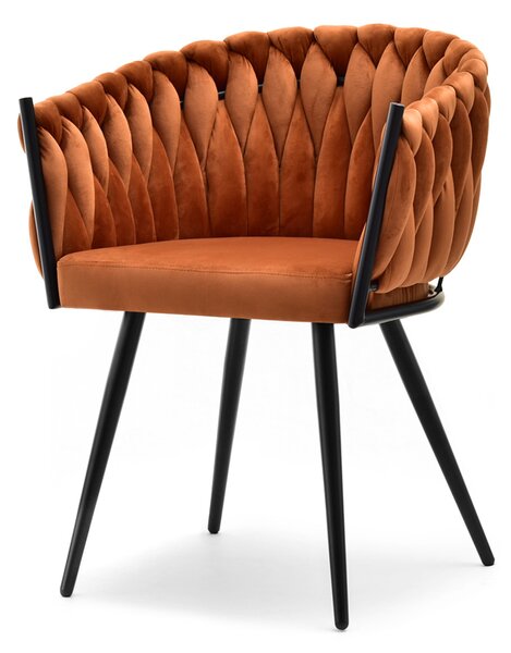 Scaun sufragerie Radio (cupru + negru). Promo -13%. 1136600