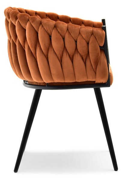 Scaun sufragerie Radio (cupru + negru). Promo -13%. 1136600