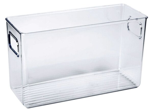 Recipient organizare frigider, 24x8x15 Plastic Transparent