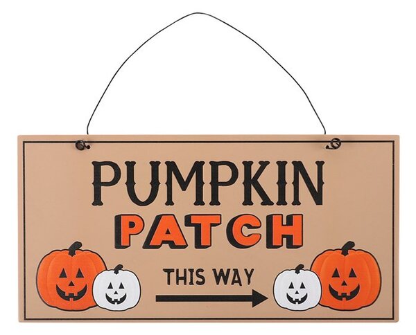 Placuta decorativa lemn Pumpkin Patch 20 cm