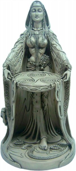 Statueta zeita celtica Danu 23 cm