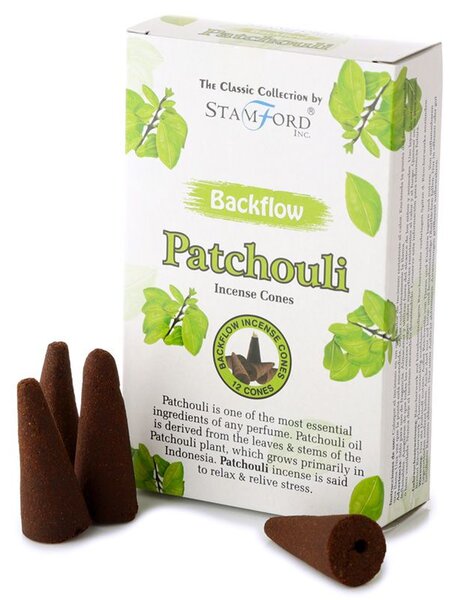 Conuri parfumate backflow Stamford Clasic - Patchouli