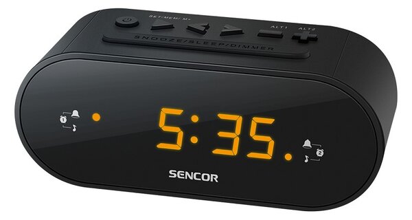 Sencor SRC 1100 B Radio - ceas deşteptător