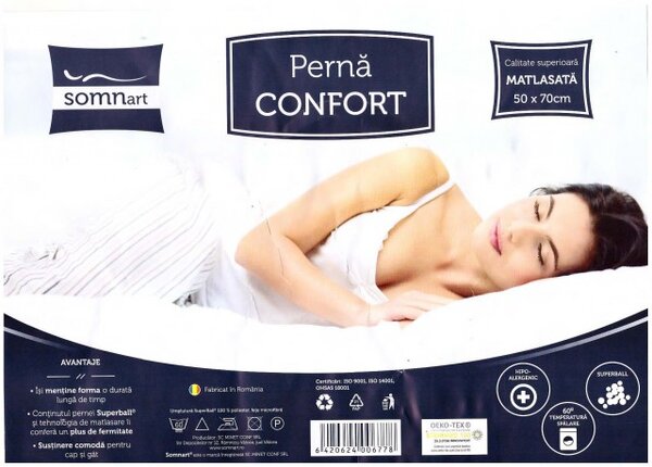 Perna Confort Microfibra 50x70