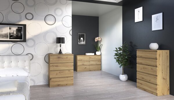 Shannan M5, comoda cu sertare, culoare stejar